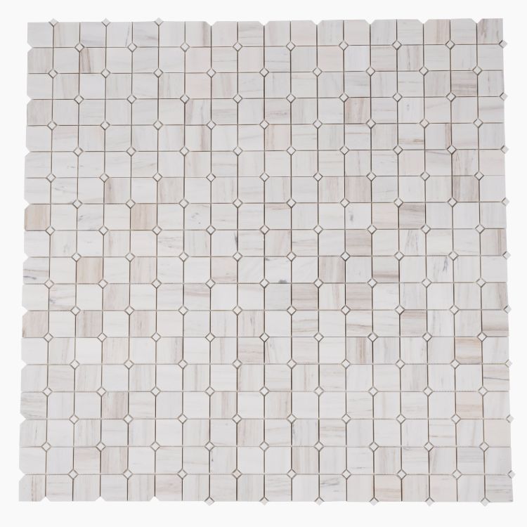 Clipped Square Wooden White Honed 11.75 x 11.75